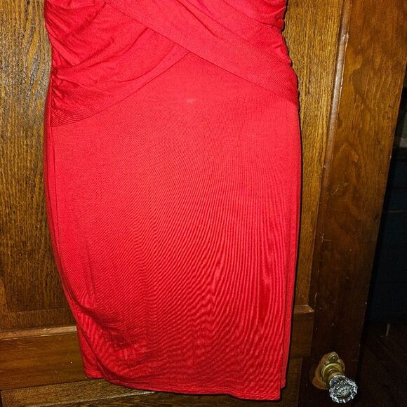 Venus Women’s S Red Sleeveless Bodycon Dress – Sexy Cocktail / Night-Out - Picture 3 of 8